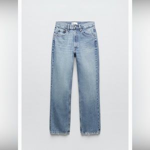 Zara high rise straight leg Jean